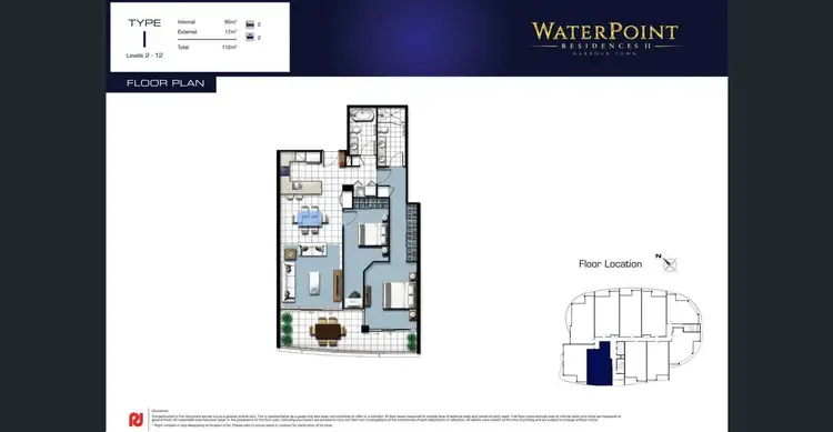 Floorplan of Homely apartment listing, 2909/5 Harbourside Court, Biggera Waters QLD 4216