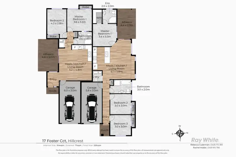 Floorplan of Homely house listing, 17 Foster Circuit, Hillcrest QLD 4118