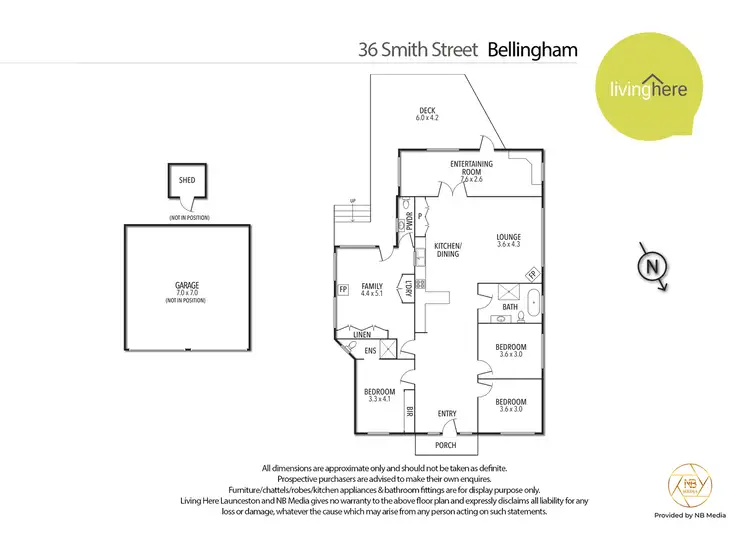 Floorplan of Homely house listing, 36 Smith Street, Bellingham TAS 7254