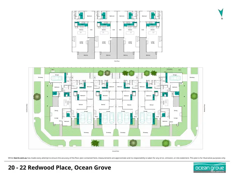 Floorplan of Homely house listing, 3/57 Heathwood Way, Ocean Grove VIC 3226