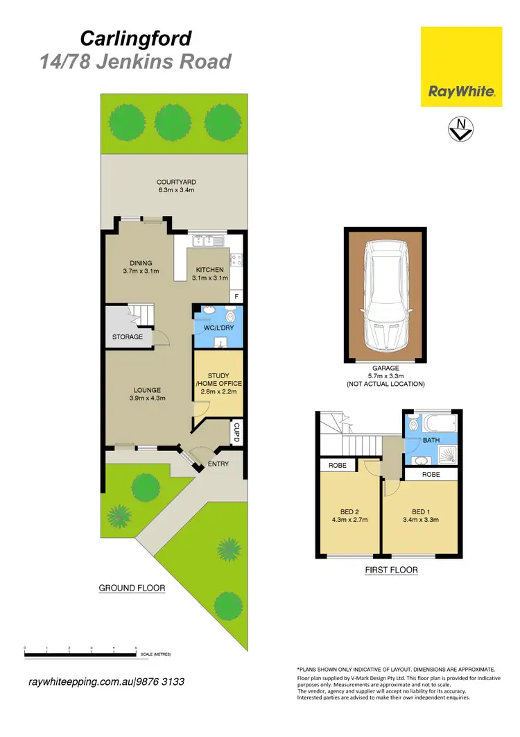 Floorplan of Homely townhouse listing, 14/78-82 Jenkins Road, Carlingford NSW 2118