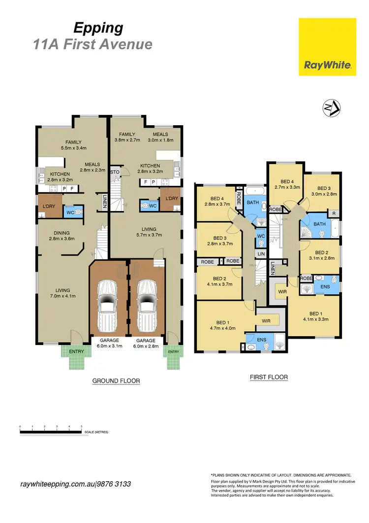 Floorplan of Homely house listing, 11A & 11B First Avenue, Epping NSW 2121