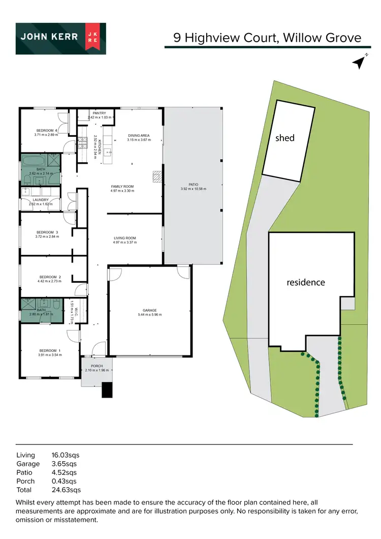 Floorplan of Homely house listing, 9 Highview Court, Willow Grove VIC 3825