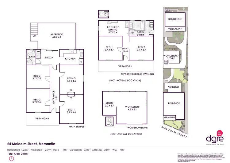 Floorplan of Homely house listing, 24 Malcolm Street, Fremantle WA 6160