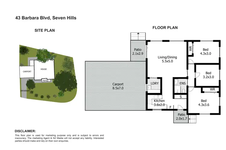 Floorplan of Homely house listing, 43 Barbara Boulevard, Seven Hills NSW 2147