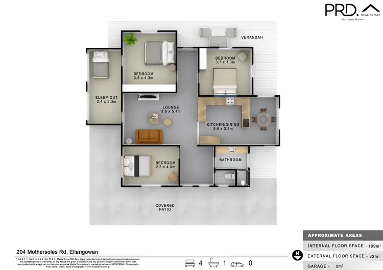 Floorplan of Homely rural property listing, 204 Mothersoles Road, Ellangowan NSW 2470