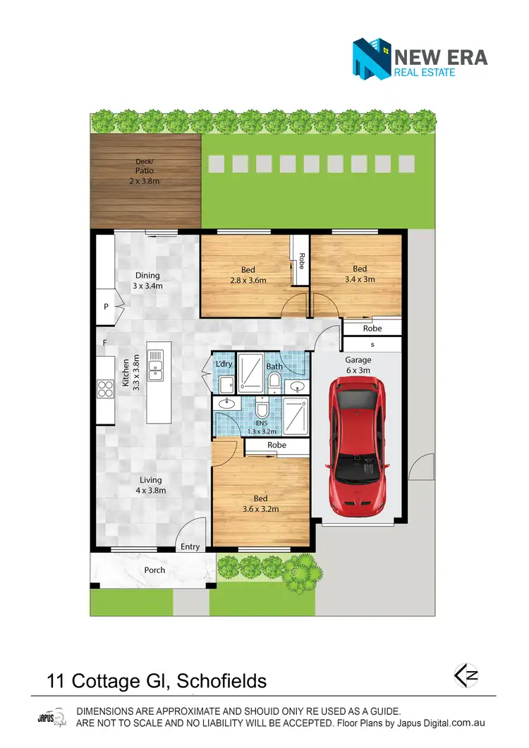 Floorplan of Homely villa listing, 11 Cottage Glade, Schofields NSW 2762