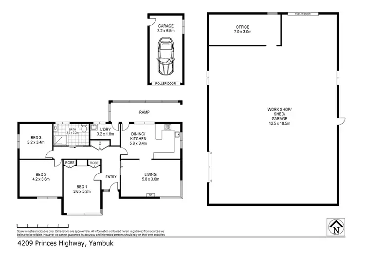 Floorplan of Homely house listing, 4209 Princes Hwy, Yambuk VIC 3285