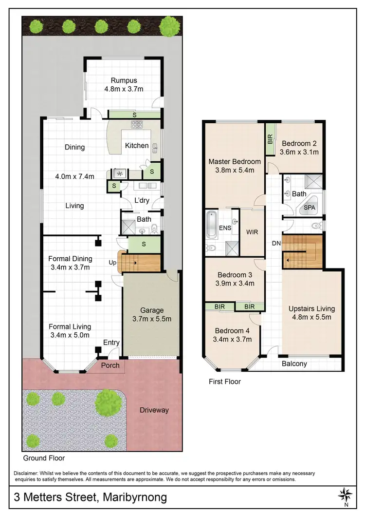 Floorplan of Homely house listing, 3 Metters Street, Maribyrnong VIC 3032