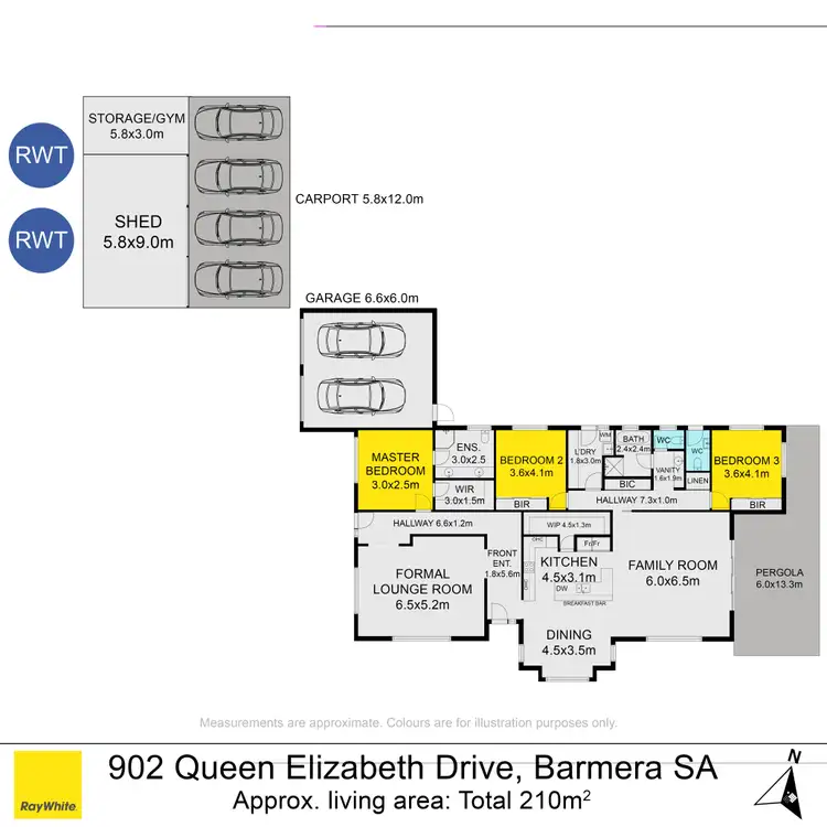 Floorplan of Homely house listing, 902 Queen Elizabeth Drive, Barmera SA 5345