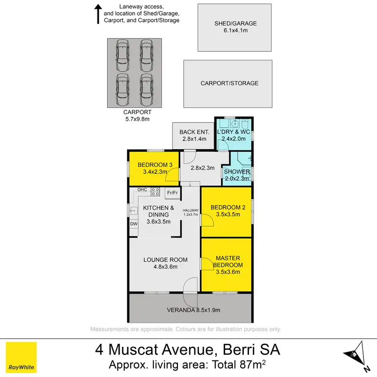 Floorplan of Homely house listing, 4 Muscat Avenue, Berri SA 5343