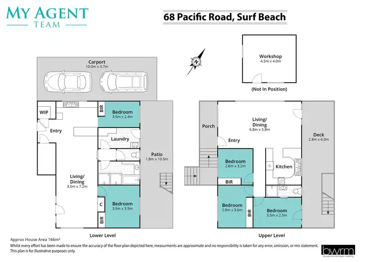 Floorplan of Homely house listing, 68 Pacific Road, Surf Beach NSW 2536