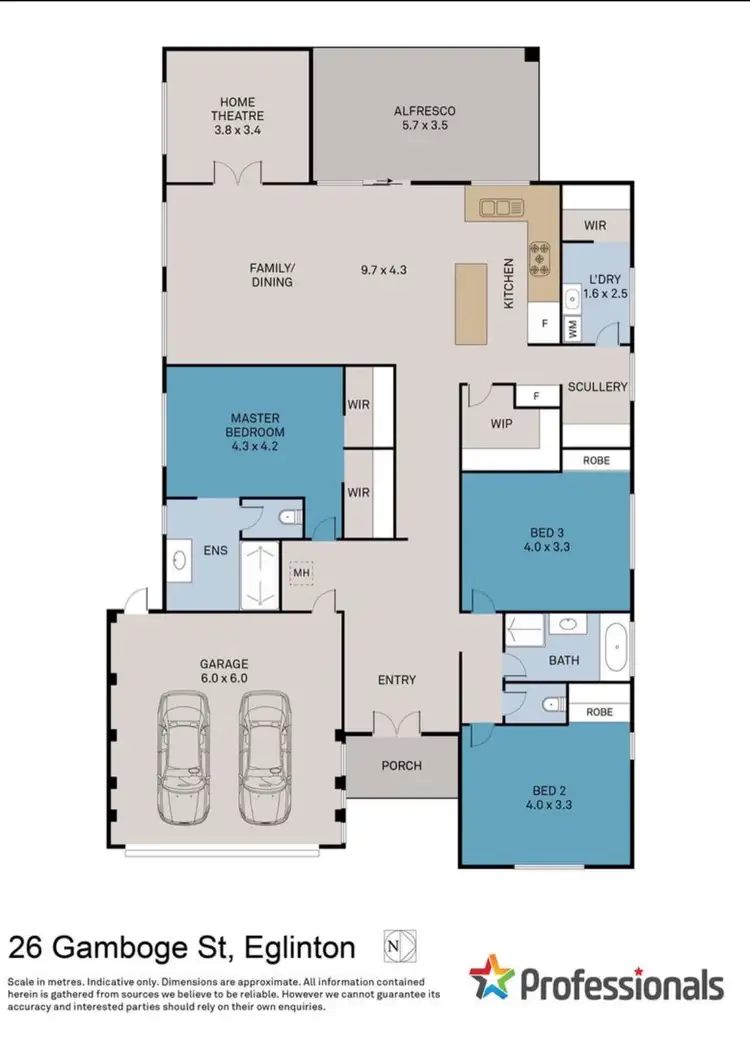 Floorplan of Homely house listing, 26 Gamboge Street, Eglinton WA 6034