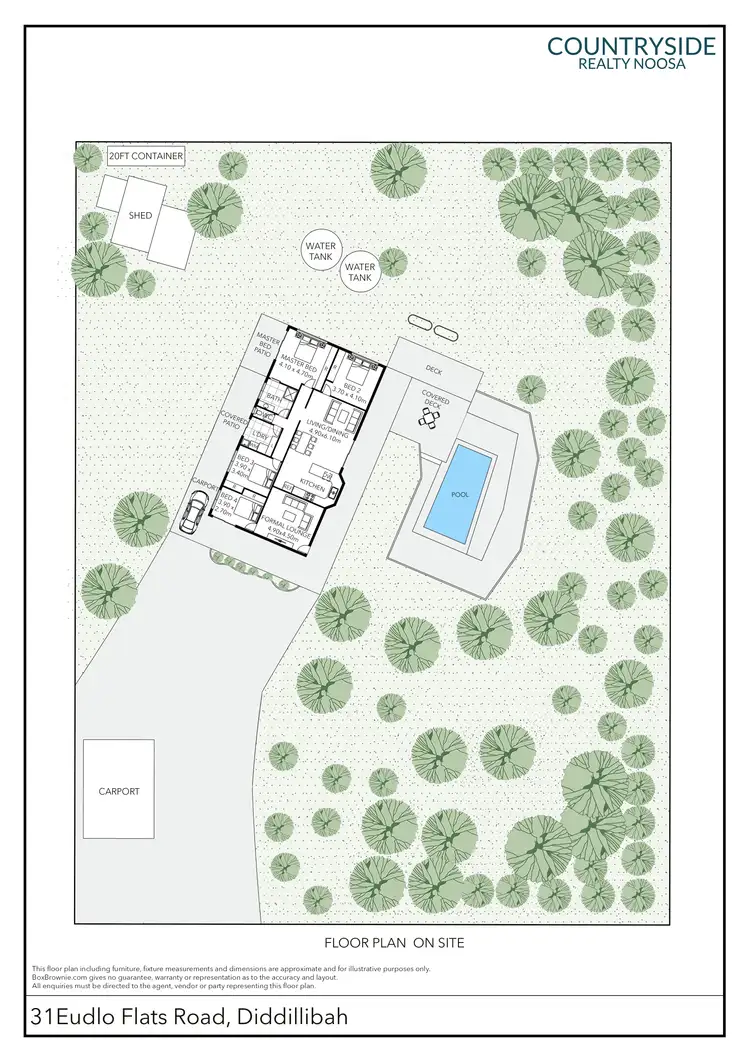 Floorplan of Homely house listing, 31 Eudlo Flats Road, Diddillibah QLD 4559