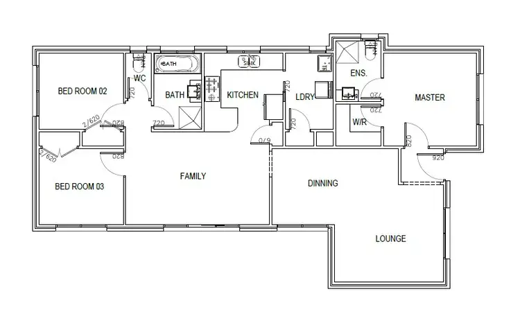 Floorplan of Homely unit listing, 1/29 Navarre Drive, Cranbourne West VIC 3977
