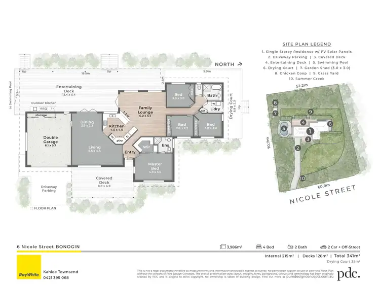 Floorplan of Homely house listing, 6 Nicole Street, Bonogin QLD 4213