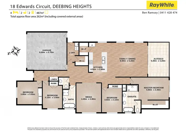 Floorplan of Homely house listing, 18 Edward Circuit, Deebing Heights QLD 4306