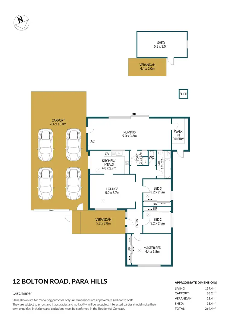 Floorplan of Homely house listing, 12 Bolton Road, Para Hills SA 5096