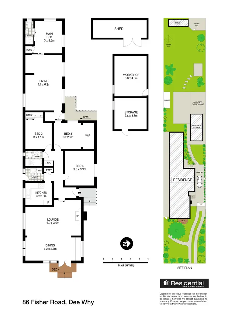 Floorplan of Homely house listing, 86 Fisher Road, Dee Why NSW 2099