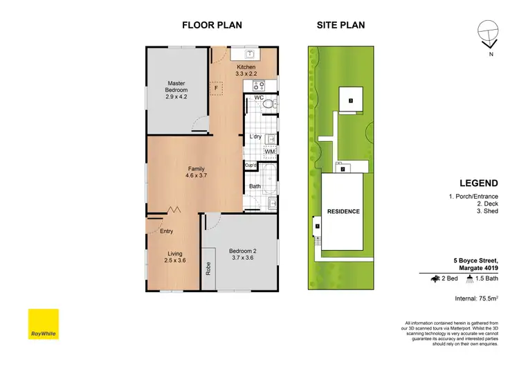 Floorplan of Homely house listing, 5 Boyce Street, Margate QLD 4019