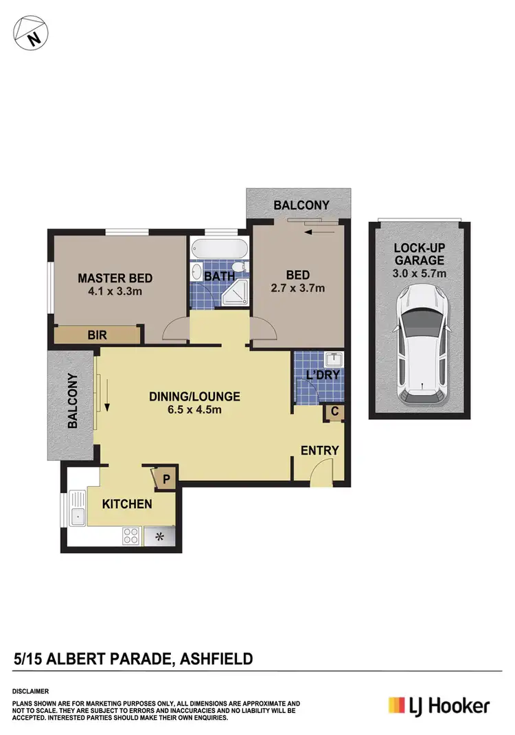 Floorplan of Homely unit listing, 5/15-17 Albert Parade, Ashfield NSW 2131