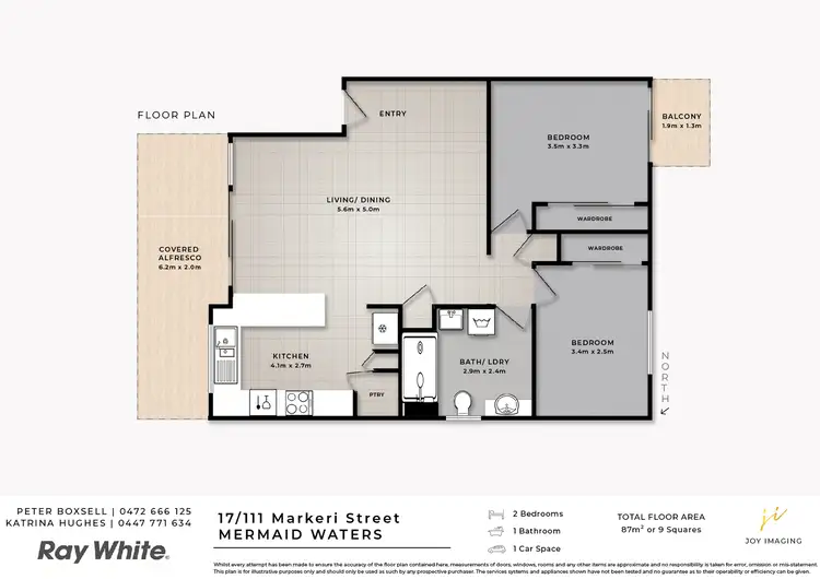 Floorplan of Homely unit listing, 17/111-123 Markeri Street, Mermaid Waters QLD 4218