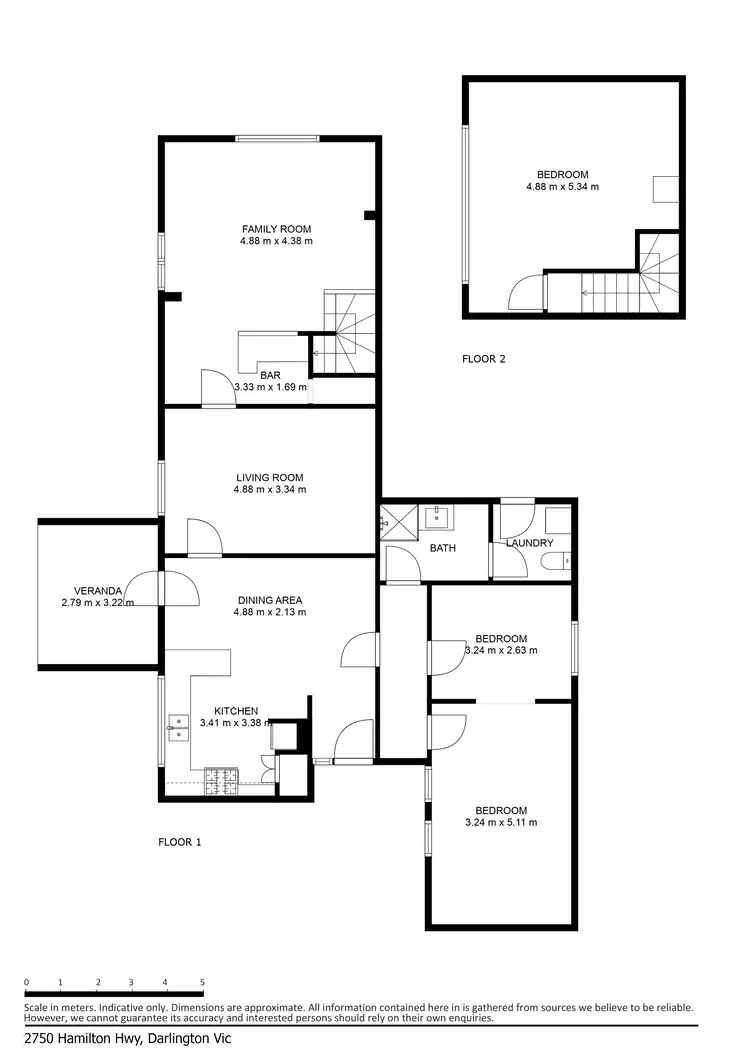 Floorplan of Homely house listing, 2750 Hamilton Highway, Darlington VIC 3271