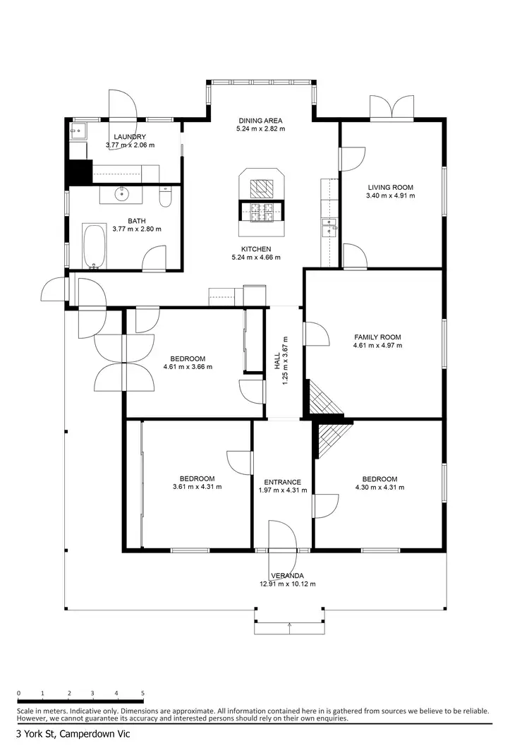Floorplan of Homely house listing, 3 York Steet, Camperdown VIC 3260