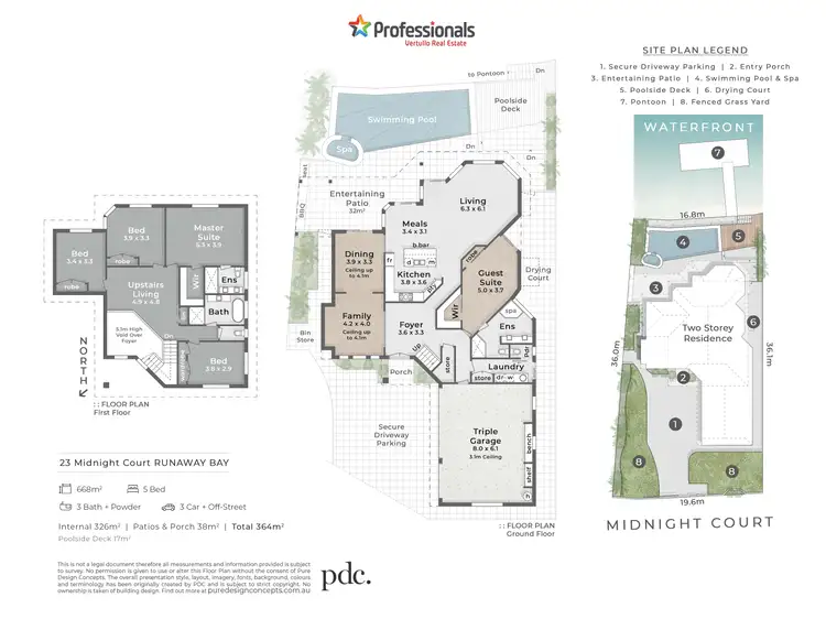 Floorplan of Homely house listing, 23 Midnight Court, Runaway Bay QLD 4216