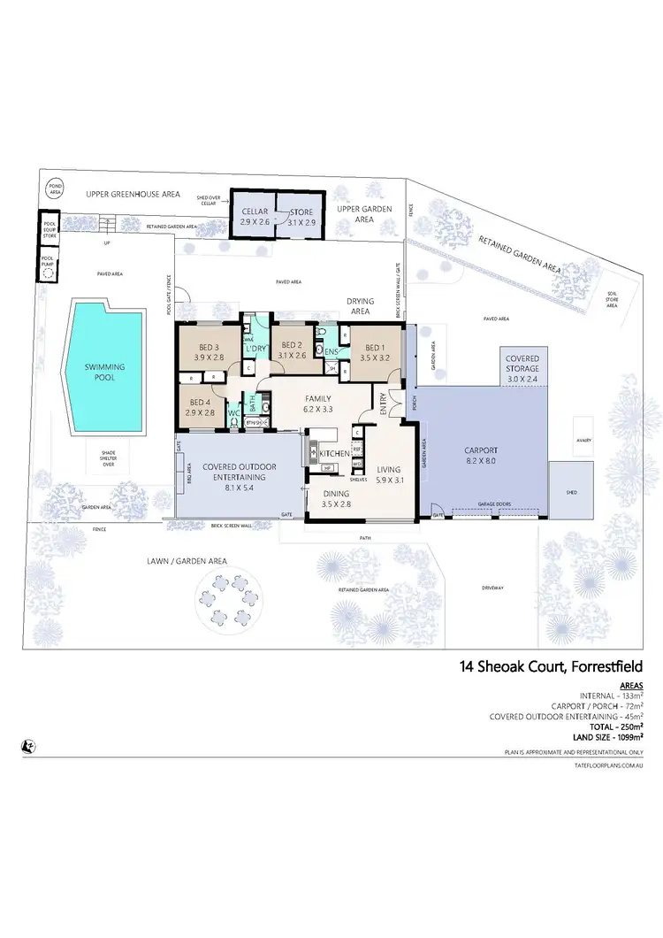 Floorplan of Homely house listing, 14 Sheoak Court, Forrestfield WA 6058