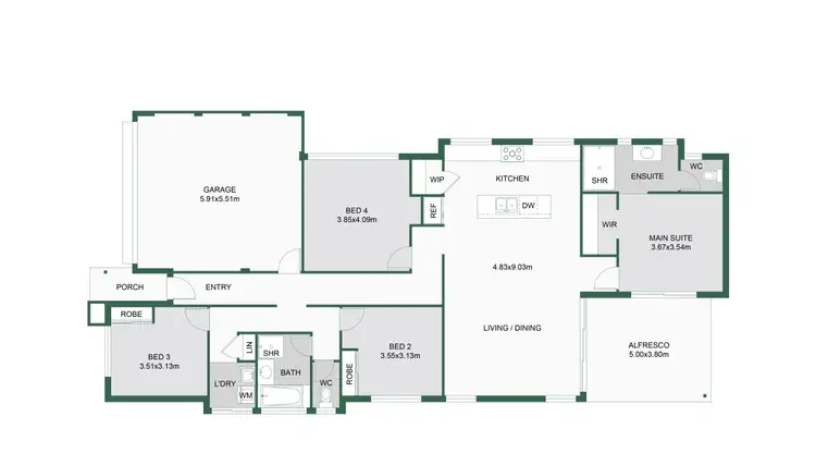 Floorplan of Homely house listing, Address available on request