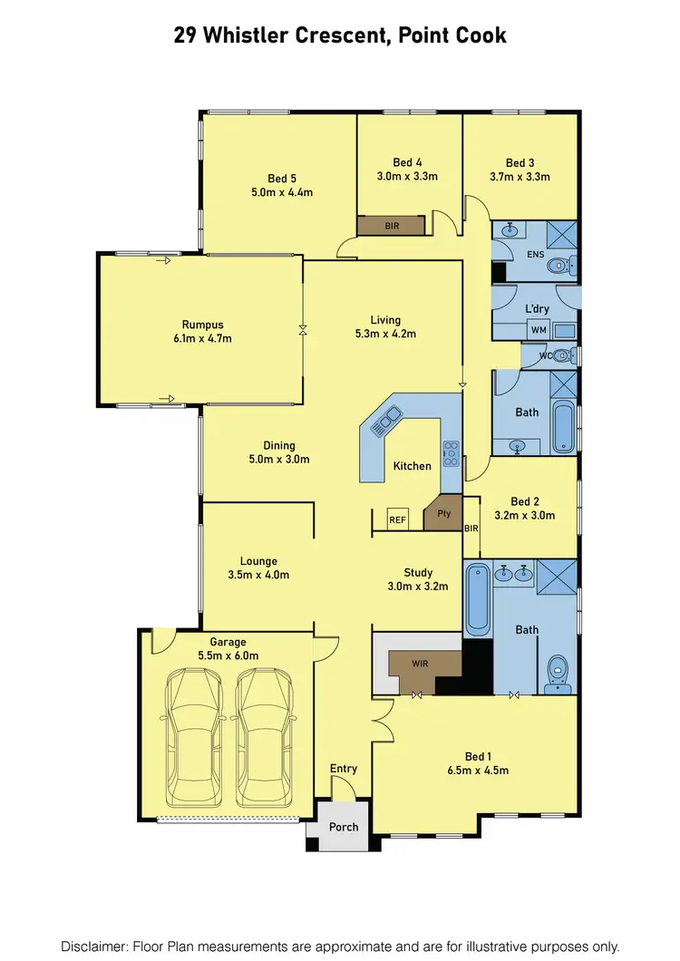 Floorplan of Homely house listing, 29 Whistler Crescent, Point Cook VIC 3030