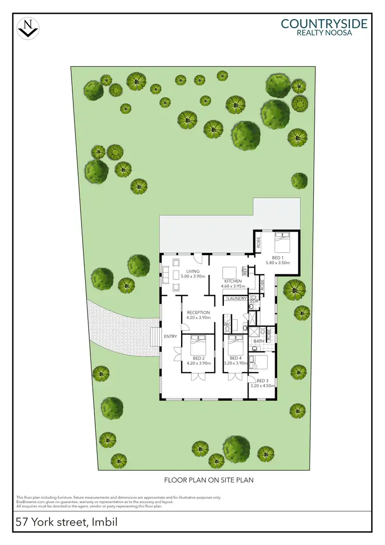 Floorplan of Homely house listing, 57 York Street, Imbil QLD 4570