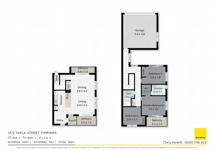 Floorplan of Homely house listing, 12/2 Tayla Street, Pimpama QLD 4209