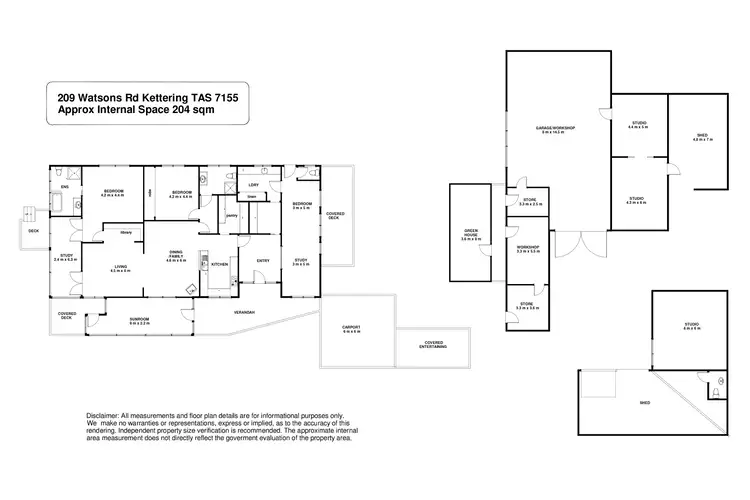 Floorplan of Homely house listing, 209 Watsons Road, Kettering TAS 7155