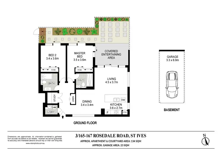 Floorplan of Homely apartment listing, 3/165-167 Rosedale Road, St Ives NSW 2075