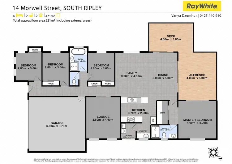 Floorplan of Homely house listing, 14 Morwell Street, South Ripley QLD 4306