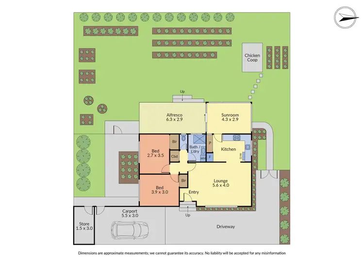 Floorplan of Homely unit listing, 1/36 Begonia Avenue, Bayswater VIC 3153