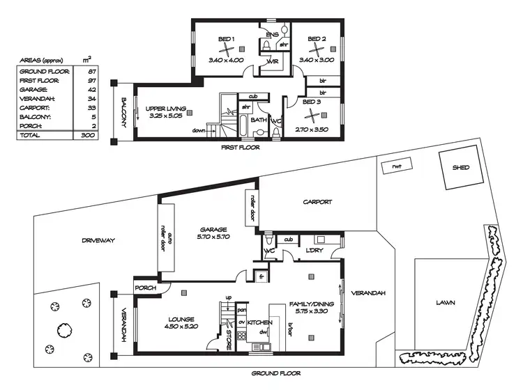 Floorplan of Homely house listing, 6 Hartley Grove, Windsor Gardens SA 5087