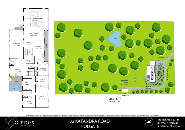 Floorplan of Homely rural property listing, 32 Katandra Road, Holgate NSW 2250