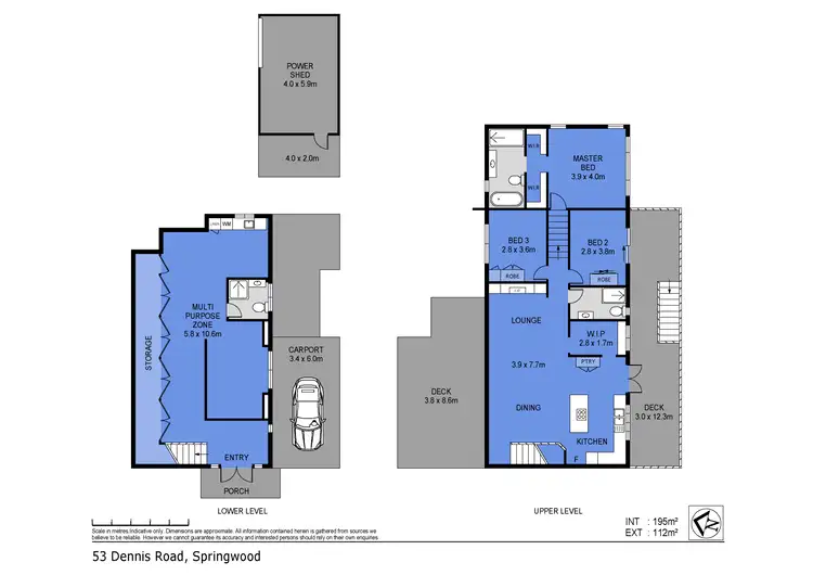 Floorplan of Homely house listing, 53 Dennis Road, Springwood QLD 4127