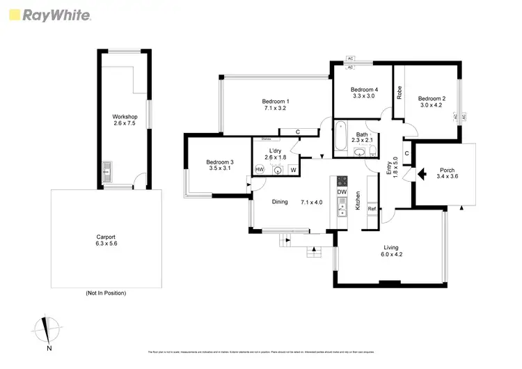 Floorplan of Homely house listing, 107 Fawkner Street, Aberfeldie VIC 3040