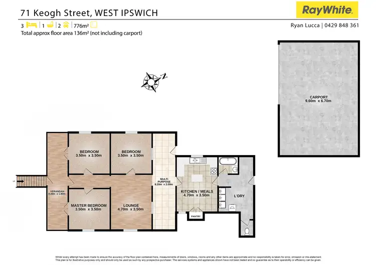 Floorplan of Homely house listing, 71 Keogh Street, West Ipswich QLD 4305