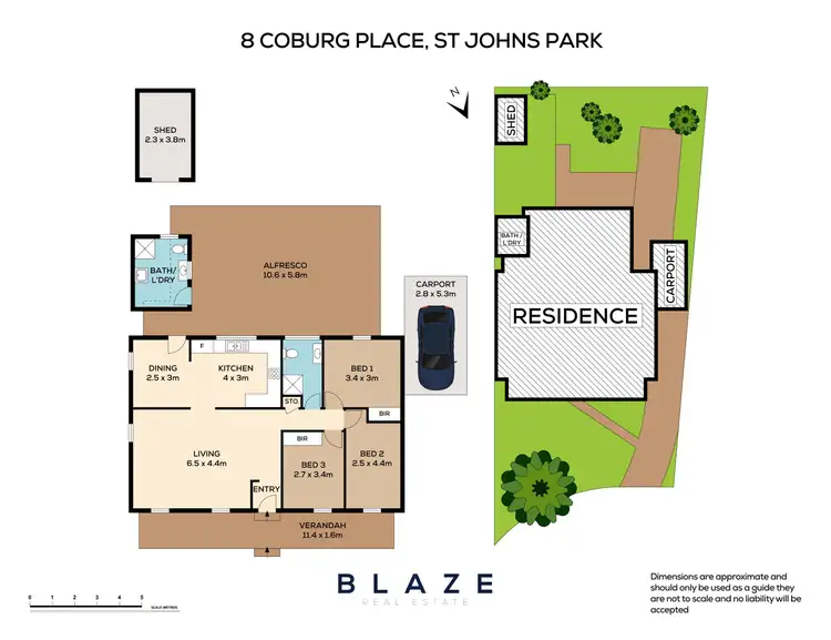 Floorplan of Homely house listing, 8 Coburg Place, St Johns Park NSW 2176