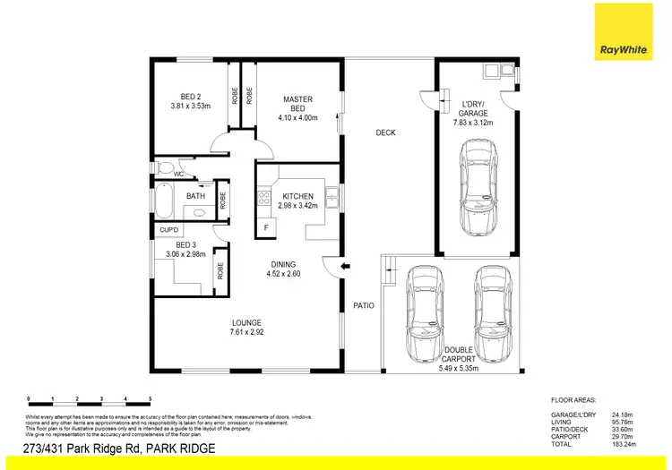 Floorplan of Homely retirement listing, 273/431-445 Park Ridge Road, Park Ridge QLD 4125