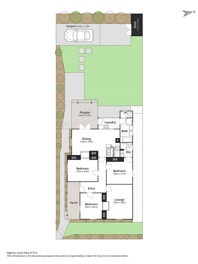 Floorplan of Homely house listing, 1 Bigmore Street, Geelong West VIC 3218