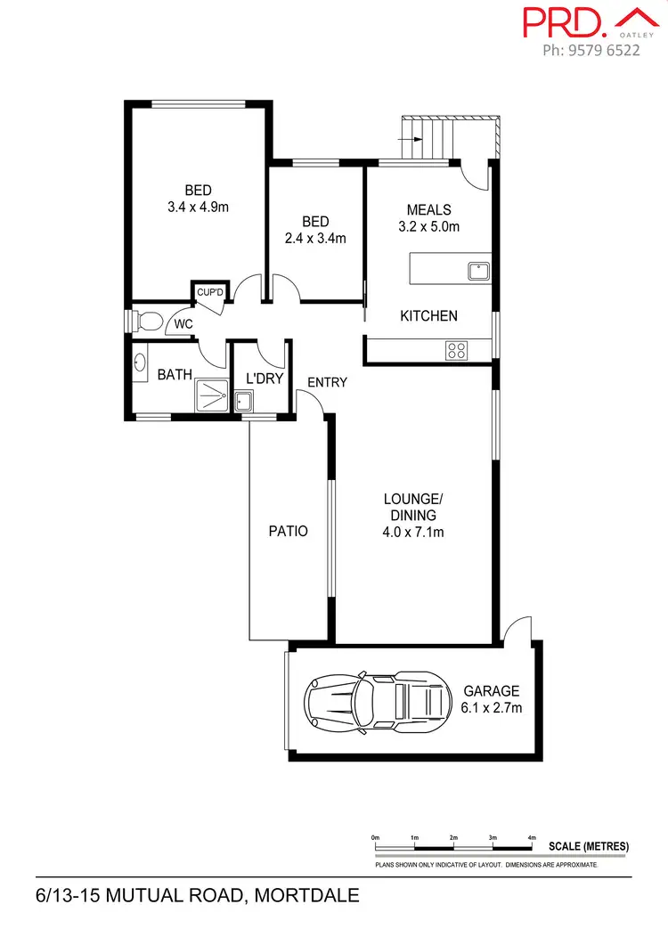 Floorplan of Homely villa listing, 6/13-15 Mutual Road, Mortdale NSW 2223