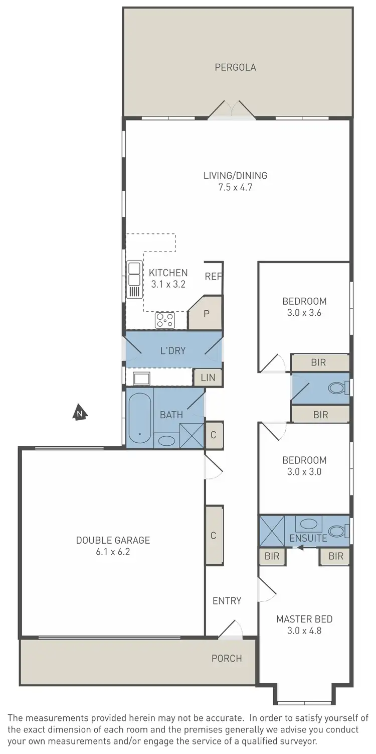 Floorplan of Homely house listing, 32 Ranmore Grove, Caroline Springs VIC 3023