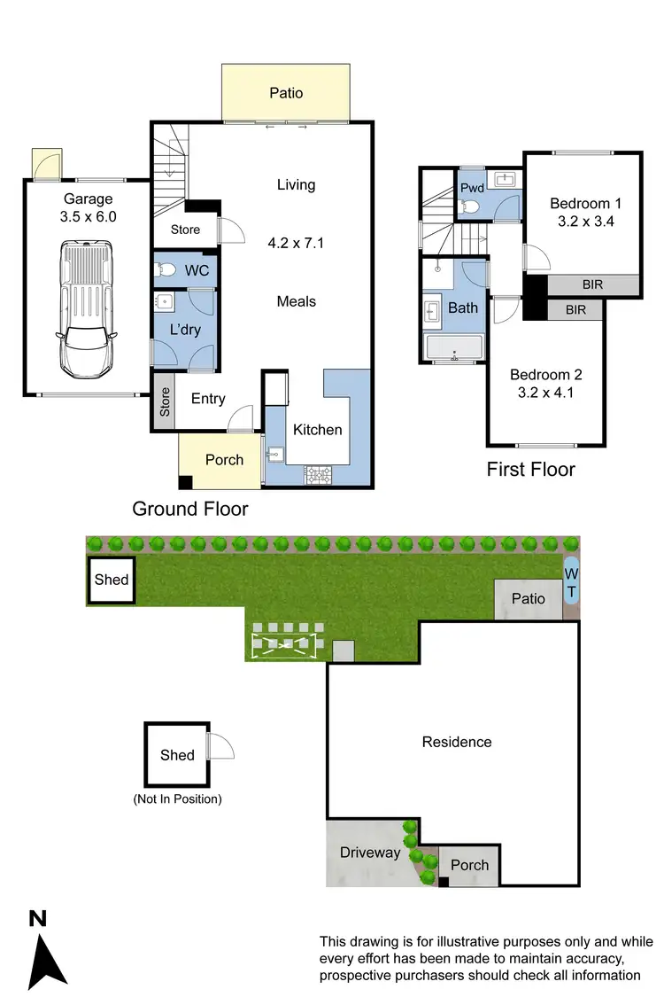 Floorplan of Homely townhouse listing, 3/13 Lotus Crescent, Mulgrave VIC 3170