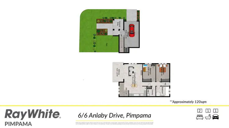 Floorplan of Homely house listing, 6/6 Anlaby Drive, Pimpama QLD 4209